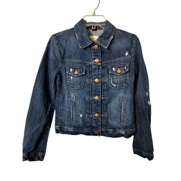 J. Crew Jackets & Blazers - 3510) J. Crew Denim Button Down Long Sleeve Jacket Size XS